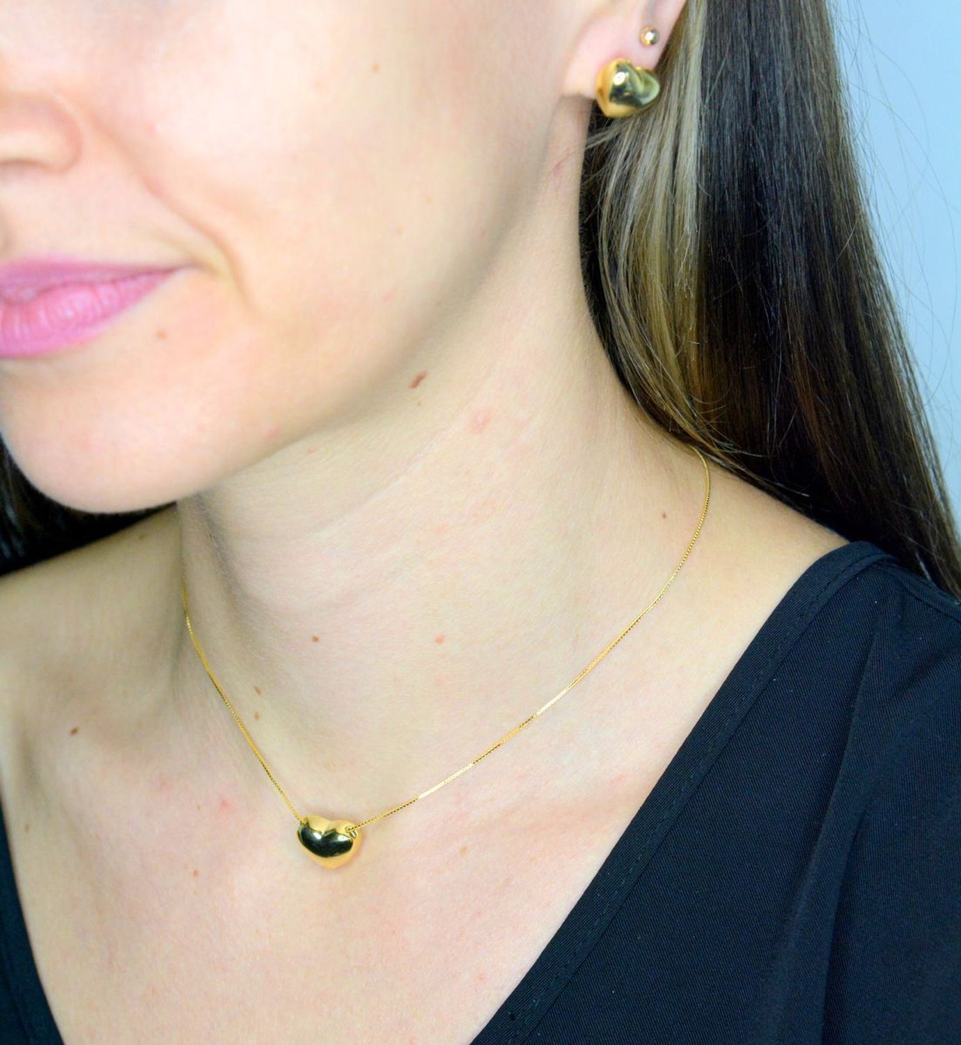 Naszyjnik damski srebrny pozłacany z sercem Armonica Nomination 241306 006.png